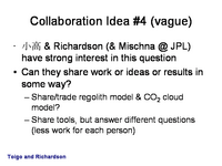 Collaboration Idea #$ (vague)
