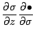 $\displaystyle \DP{\sigma}{z} \DP{\bullet}{\sigma}$