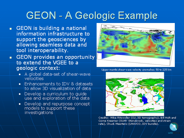 GEON - A Geologic Example