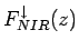 $\displaystyle F_{NIR}^{\downarrow}(z)$